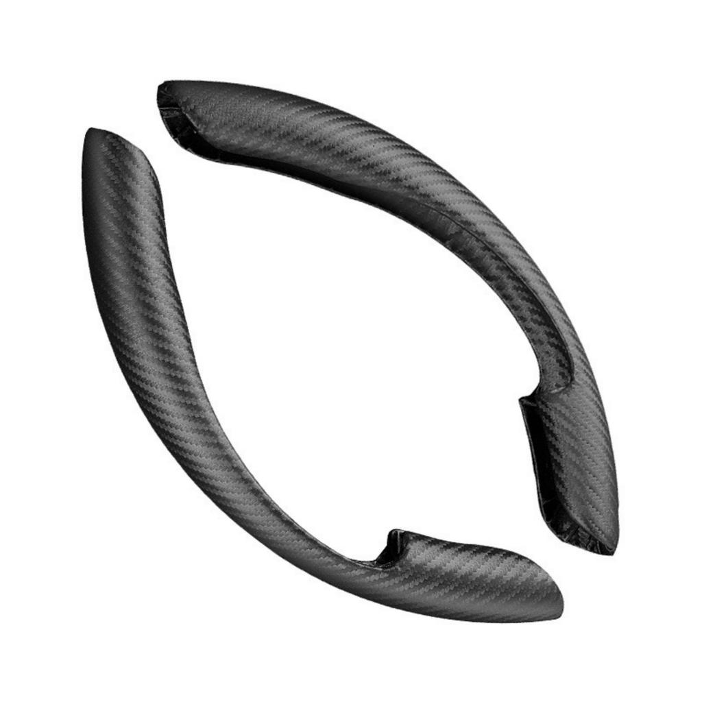 Ergonomic Car Steering Wheel Cover Protector Universal For Round And D Shape Wheels Provide Better Control And Style 2pcs