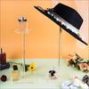 Acrylic Cap Display Stand Transparent Multi-use Wig Hat Riser Bracket for Retail Store Home Salon Organization