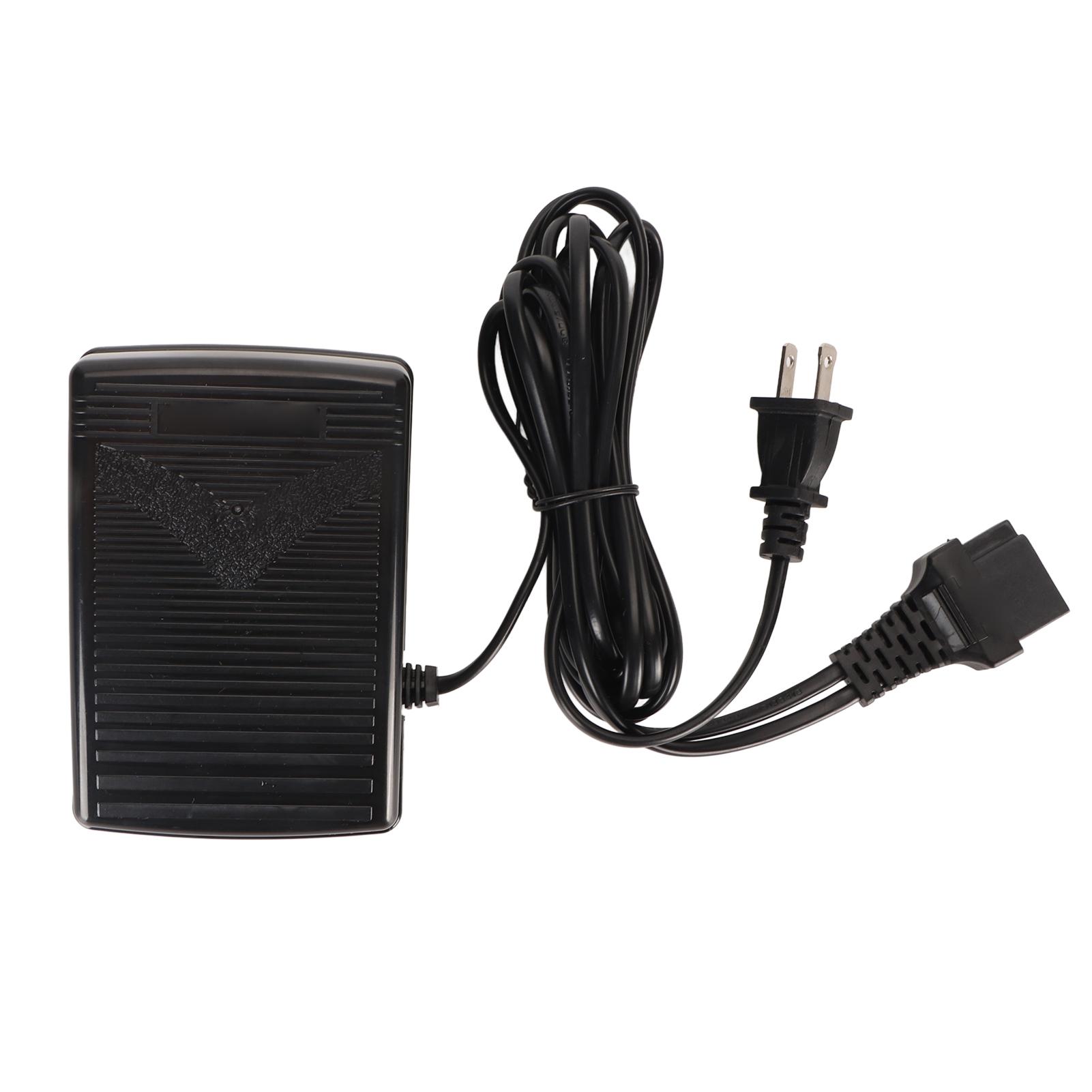 

Foot Control Pedal Anti Slip 5.2in Long 3.6in Wide Stable Plastic Foot Speed Control Pedal for US Plug