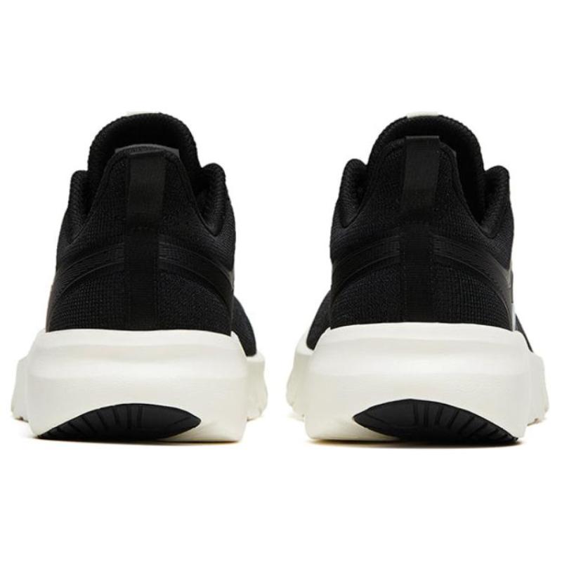 Anta Running Collection Anti Slip Wear Resistant Low Top Running Shoes Women's Black White Sneakers 122325575-1