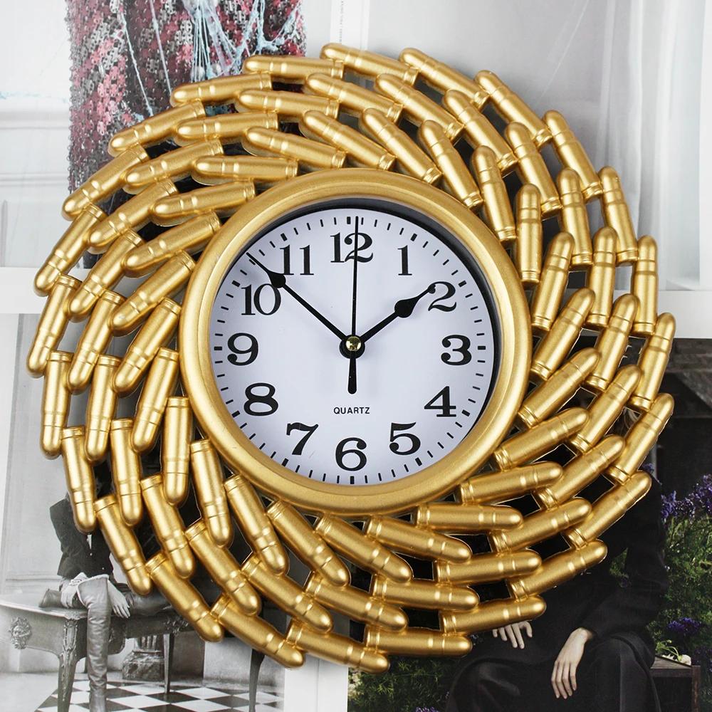 10 Inch Europe and the United States Simple Creative Wall Clock Silent Non-ticking Suitable for Study Bedroom Living Room