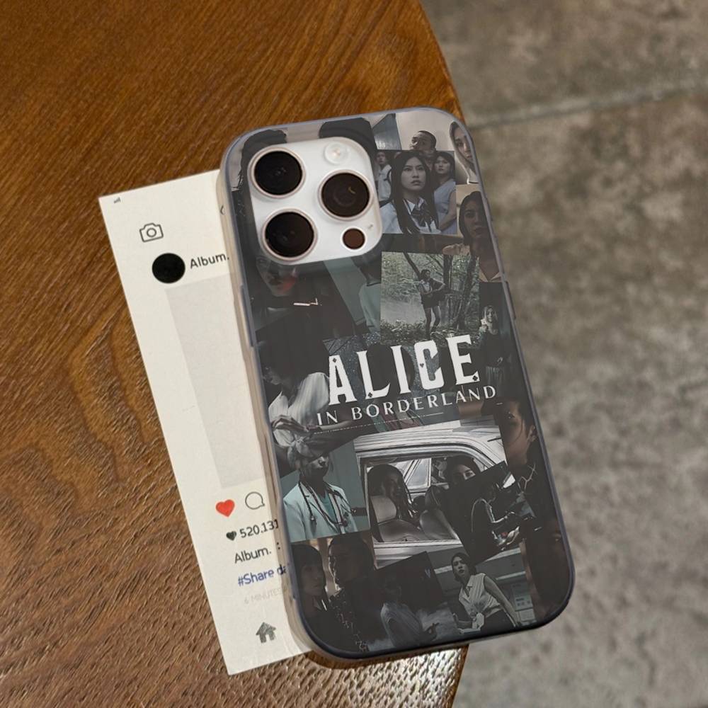 Alice In Borderland TV Suspense Soft Corrugated Transparent Phone Case For IPhone 17 15 16 11 12 13 14 Pro Max Plus Pro