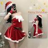 Women Elk Christmas Dress Costume Sexy Cosplay New Year'S Robe Sweet Nightdress Halloween Erotic Lingerie Night Club Suit