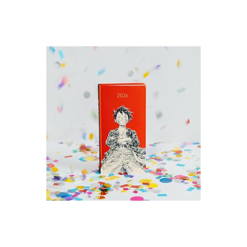 Hobonichi Techo 2026 weeks ONE PIECE magazine/Straw Hat Luffy RED January start Weekly planner Weekly left Slim vertical