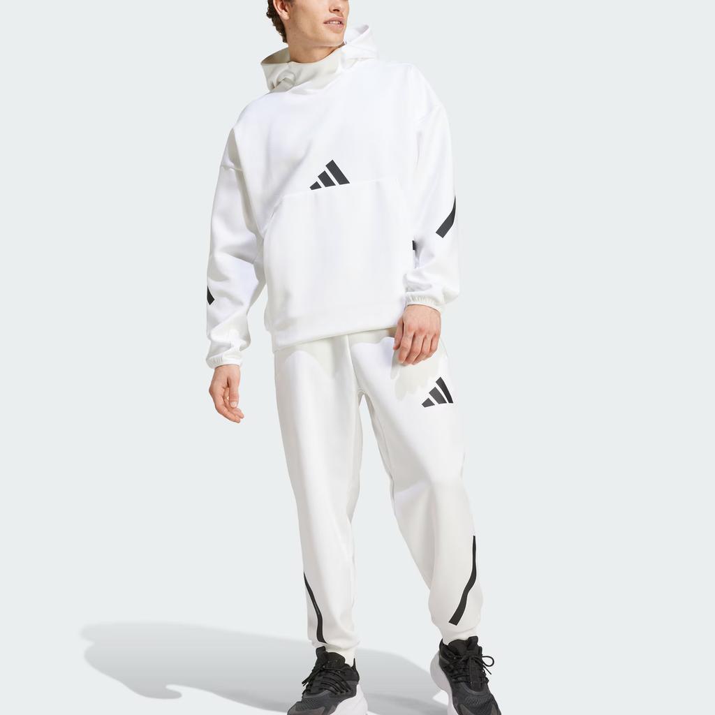Adidas Z.N.E. True Healing Series FW24 Black Label Uniform Sports Casual Hoodie Men Hoodies White JF2454