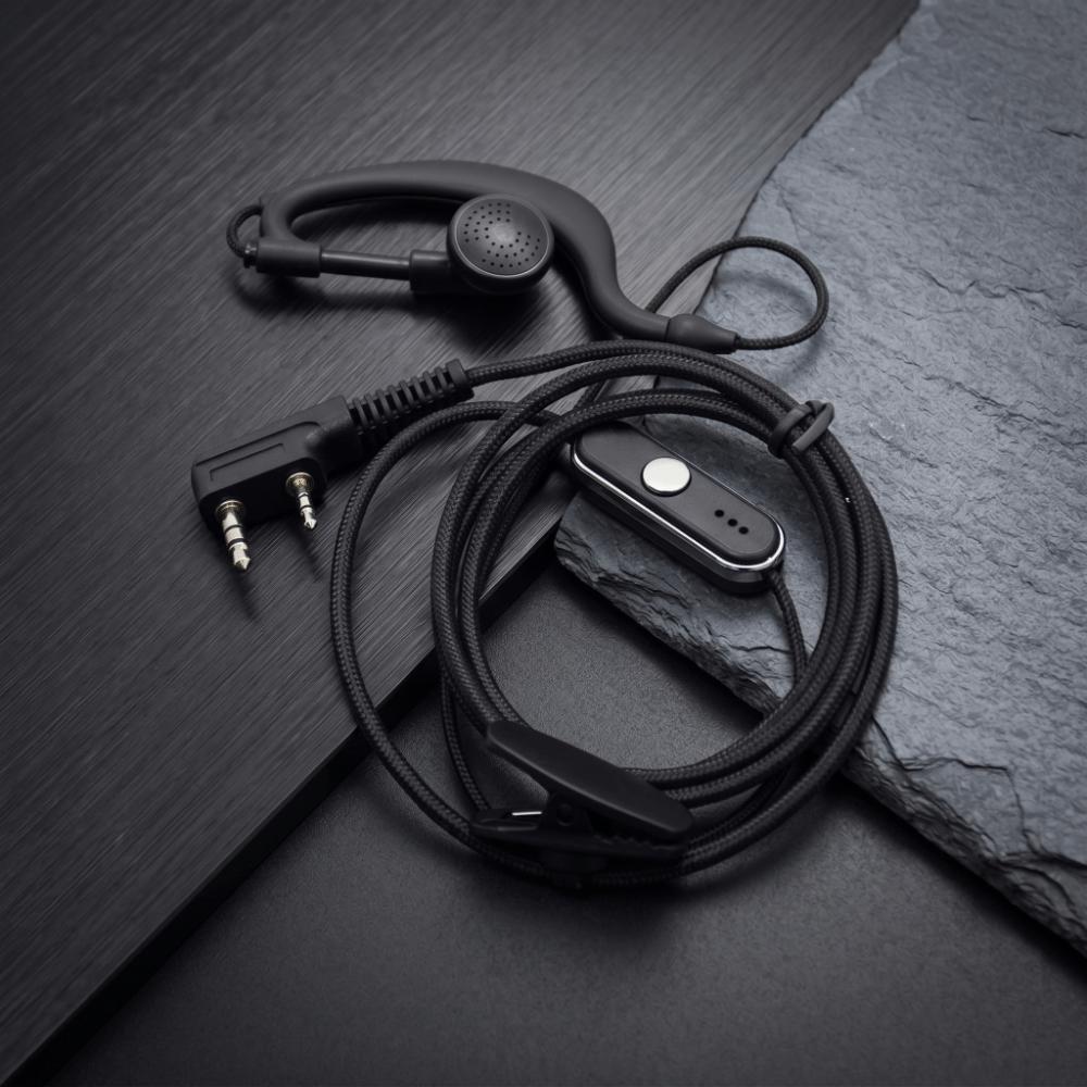 Earhook Design Walkie-Talkie Headset Over Ear Walkie Wired Headset  Professional Use