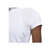 Adidas Engineered Fitness Training Sports Short Sleeve T-Shirt Women Tops White FH8070