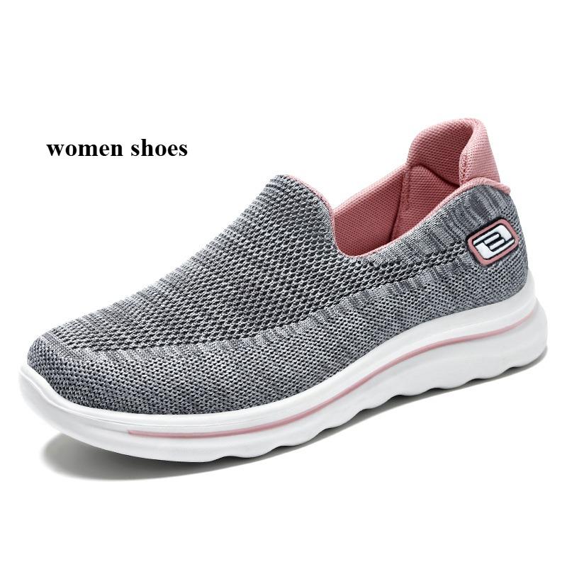 Summer Women's Casual Sneakers Mesh Non Slip Mens Women Walking Shoes Lightweight Platform Shoes Durable Shoes for Men Soft Sole