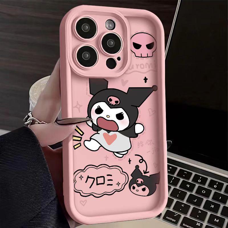 Stomp Kuromi Compatible Apple 16 Phone Case, iPhone 17 Pro, New 15 Pro Cartoon 14 Cute 13 Soft
