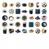 35pcs-50pcs Realistic Blueberry Stickers Gourmet Sweets Stationery Stickers  Stickers For Laptop Motorcycle Luggage Phone