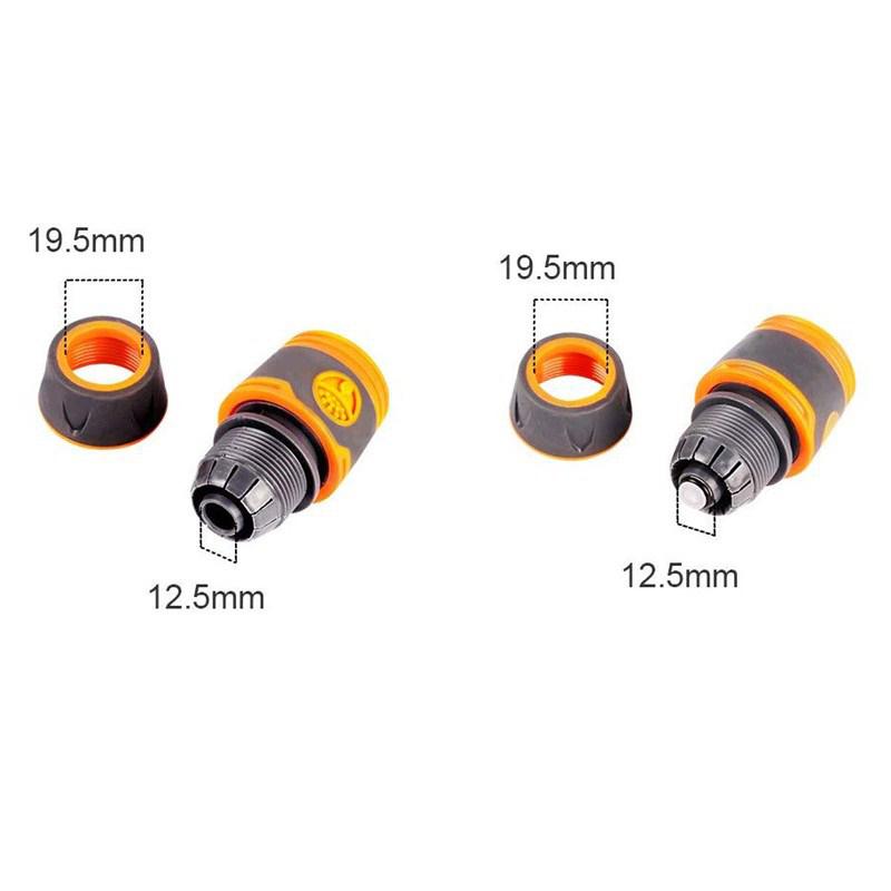 1pc 1/2 Inch Quick Hose Connector,Plastic Waterstop Coupling for Garden Tool & Pipe Connection Garden Hose Connector,Garden Hose