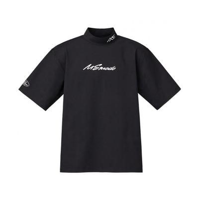 Evergreen Dry Mock Neck Veľkosť Čierna MS-modo Tričko, 3L,