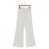 Shop Women Waistband Stretch Bootcut Training Pants Ivory Pic Wpt 21389