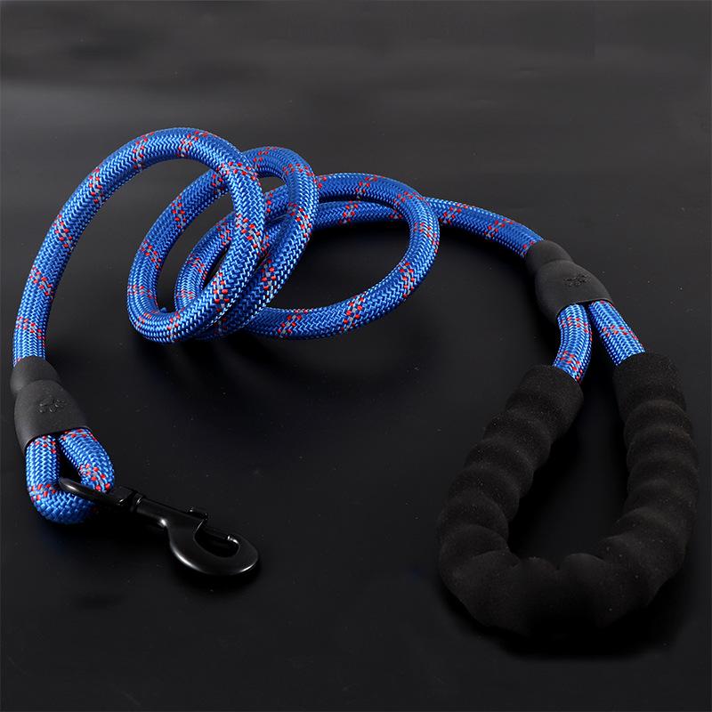 New dog leash pet products leash reflective nylon round rope walking dog rope dog leash dog chain