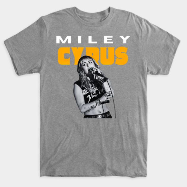 Miley Cyrus Tariik 2026 Neues Unisex T-Shirt Unisex Rundhals 100% Baumwolle Kurzarm Oversized Beliebtes Mode-T-Shirt Fan-Geschenke