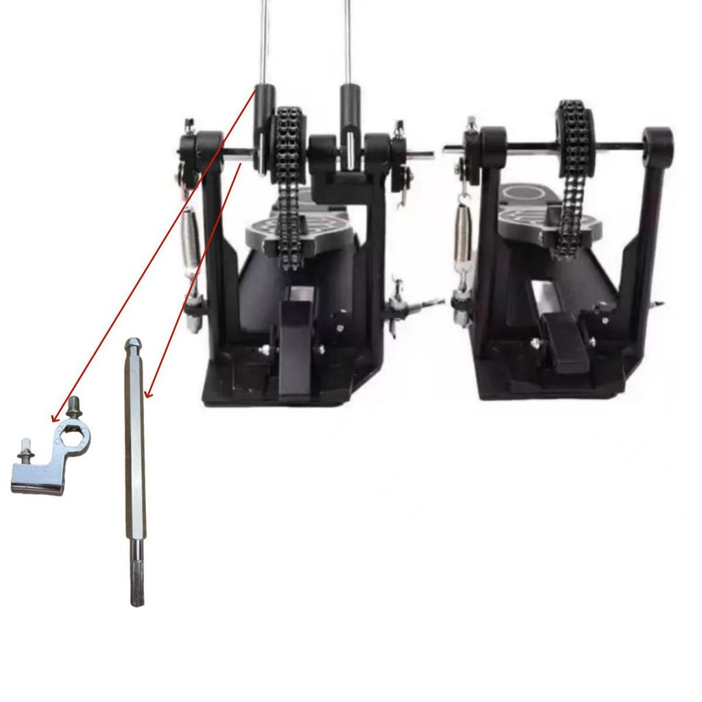 Double Pedal Rack Tom Jazz Drum Hammer Head Fixing Connector