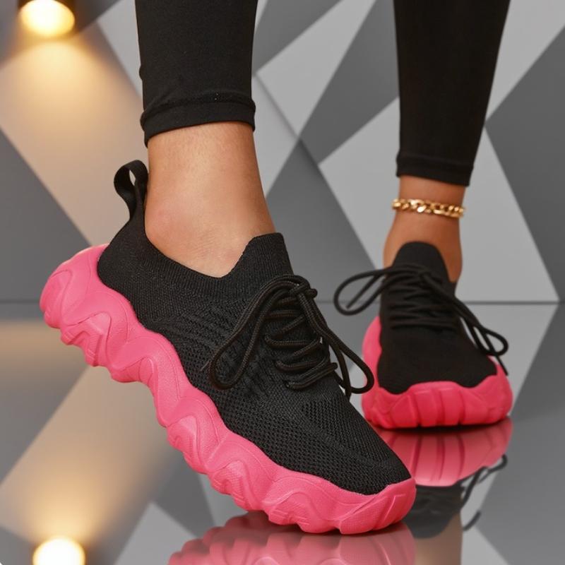 Women'S Sneakers Breathable Trendy Road Running Shoes Anti Slip Fashionable Versatile Tenis Feminino De Mujer Baskets