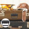 4Pcs Cupboard Folding Handle Door Knobs Spring Loaded Drop Stainless Steel Cabinet Handles Silver Black Door Handle For Box