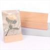 Natural Card Display Stand 12-21 CM Game Cards Stand Wooden Desk Calendar Holder  Greeting Stand