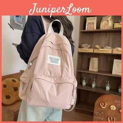 Nylon School Backpack With Breathable Air Cushion Straps For College Students