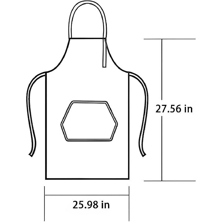 Floral Aprons with Pocket Blooming Women Waterproof Apron Adjustable Neck Long Ties Women Men Cook Baking Garden
