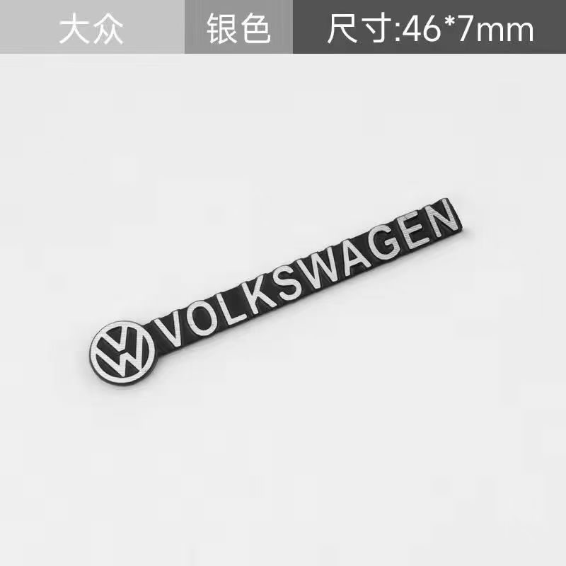 4pcs Alloy Car Stereo Emblem Decals Sound Audio Sticker for Volkswagen VW Beetle BORA GOLF JETTA PASSAT Polo SR32 TOUAREG TOURAN 46YHS