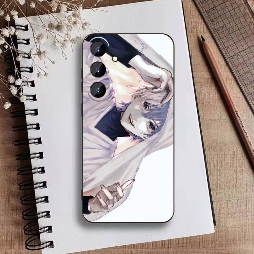 F-Killua Zoldyck H-Hunter X Hunter Phone Case For Samsung Galaxy A73,21,22,32,71,53,52,51,80,5G Soft Black Cover