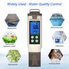 4 in 1 Digital PH ORP Temperature H2 Meter ppm ppb Dissolved Hydrogen Water Tester for Aquarium Drinking Water Hydroponics Pool