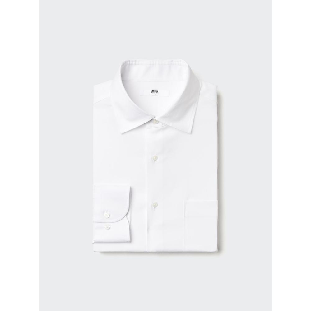 Uniqlo Japan Fine Cloth Shirt Semi Wide
