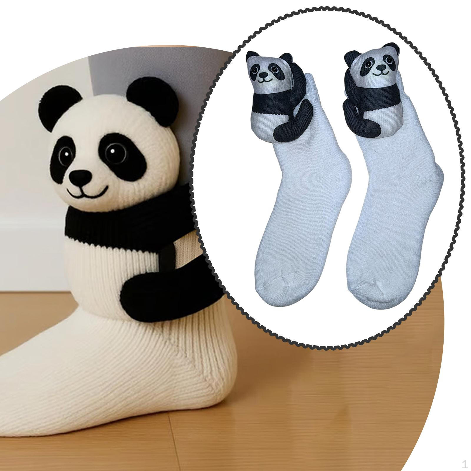 

Cute for Ladies Sleeping Socks Adults Autumn Winter Animal Shape Panda