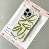 Green Ribbon And Beautiful Bow Phone Case For Iphone 11 15 Pro Max 17 14 13 12 16 17Air Coque Cases Shockproof Soft