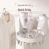 Windproof Multifunctional Clothes Drying Rack with Clips for Socks and Underwear