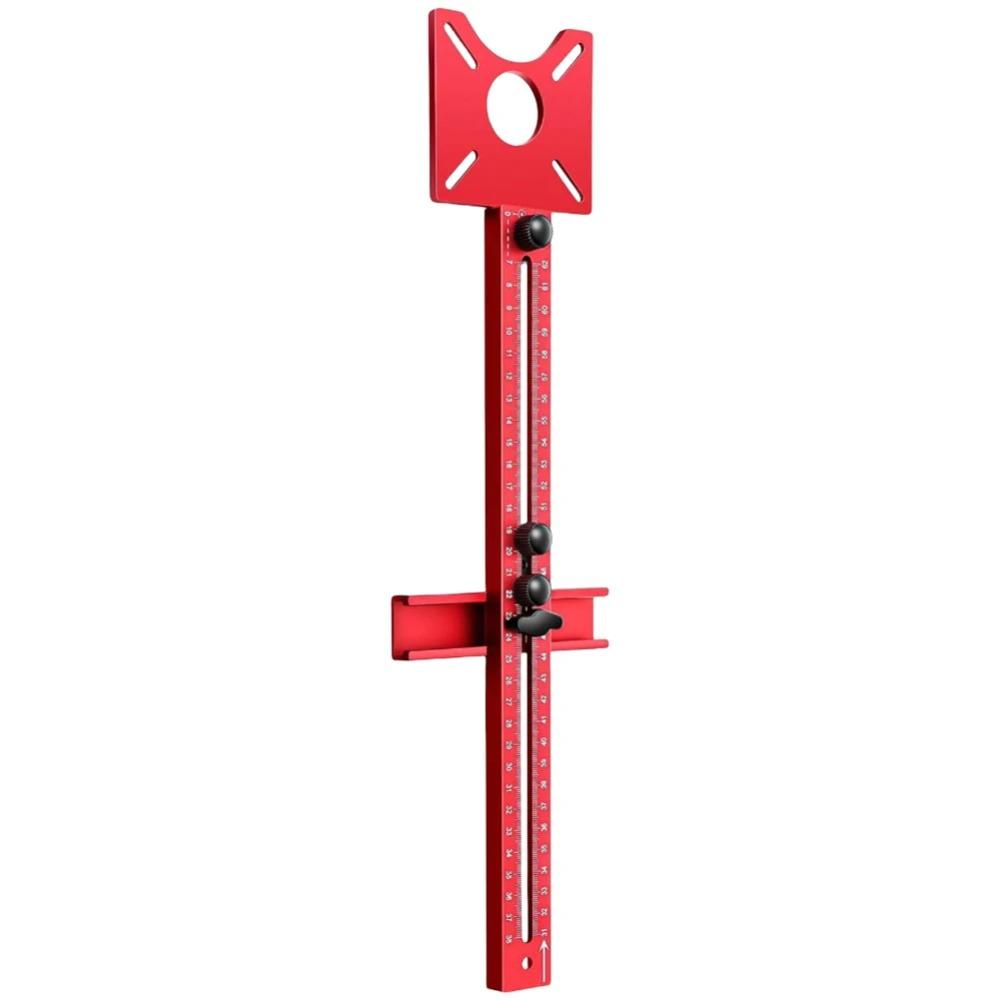 Adjustable Drill Punch Locator Aluminum Zinc Zinc Alloy Wood Drilling Dowelling Guide  Hole Punch