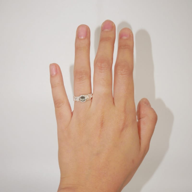 

ovoe studio Double lake ring Brown + Black