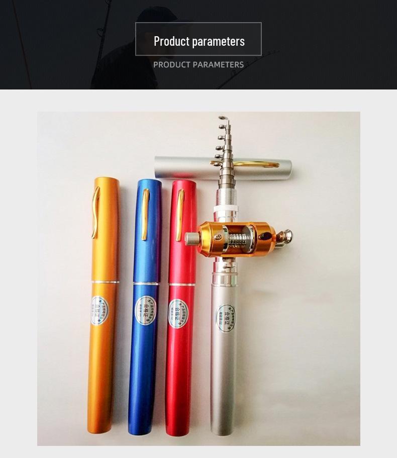 Mini Zestaw Wędkarski Stalowy z Kołowrotkiem Metalowym - Opcje 1m, 1,4m, 1,6m do Wędkarstwa Lodowego