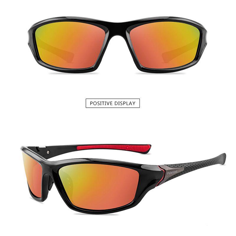 Polarized Men Sunglasses Women Retro Square Sport Fishing Cycling Driving