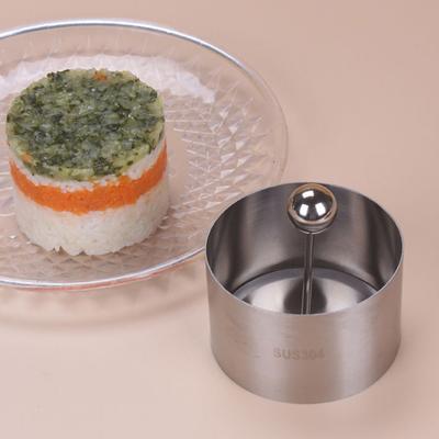 Cake Ring Mold Stainless Steel Seamless Round Mousse Cake Molds with Pushers And Lifters Kitchen Baking Tool for Home Bakery Use