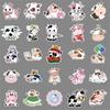 50 Cartoon Ins Style Niedliche Kuh Dekorative Roller Koffer Motorrad Motorrad Motorrad Auto Aufkleber