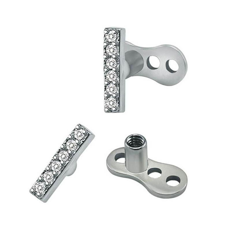 Pair Of Geometric 316L Stainless Steel Body Jewelry Geometric Body Studs For Unique Fashion And Style Expression