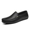 Fashion Lightweight Men Genuine Lleather Casual Shoes Lazy Shoes Male Breathable Slip-on Mens Driving Shoes Loafers Moccasins