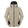 Unisex Fleece-Lined Windproof Waterproof Softshell Hooded Jacket for Outdoor Camp & Hike