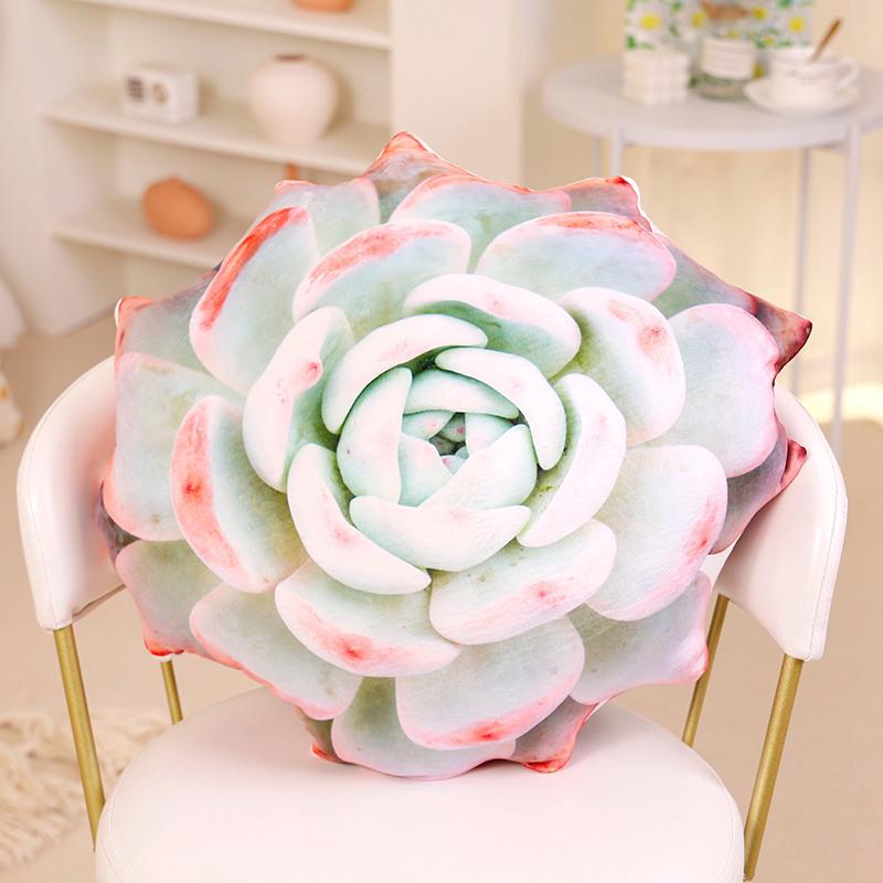 Cuscino Peluche Succulenta Stile Ins - Cuscino Creativo per Ufficio & Regalo