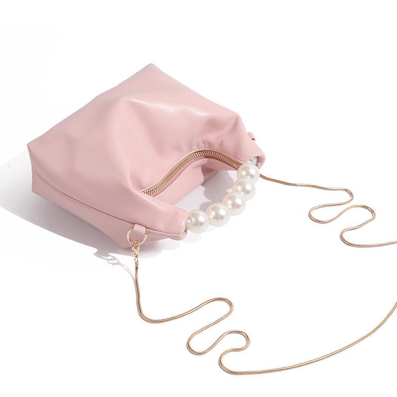 2025 Damen Perlen Handtasche: High-End Mini-Ketten-Schulter- und Crossbody-Tasche