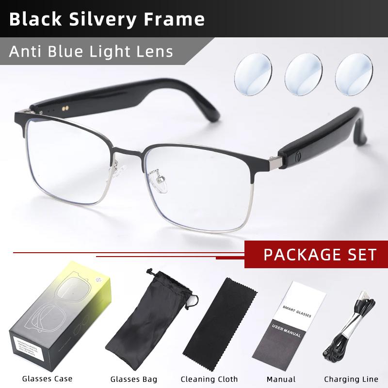 

CLLOIO Wireless Bluetooth Smart Glasses Чоловіки Короткозорість Рецепт Фотохромні сонцезахисні окуляри Жіночі Anti Blue Ray Окуляри для читання 0