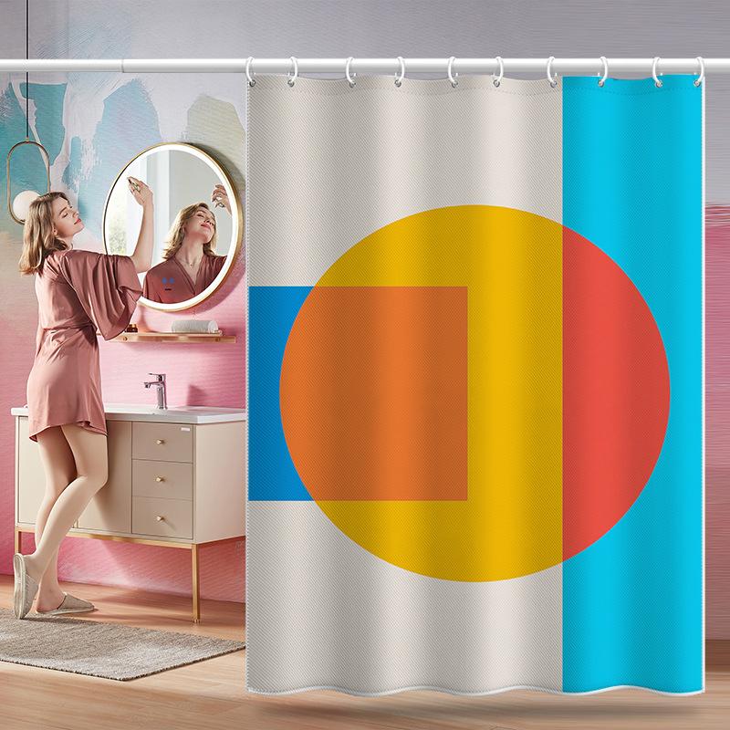 Занавеска-перегородка для туалета, современное искусство ...