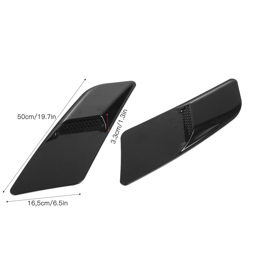 Hood Scoops Air Vent Protection Cover Front Bonnet Hood Intake Cover Direct Replacement Decoration for Mustang