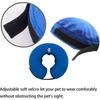 Pvc Pet Protective Inflatable  Collar With Adjustable Magic Stickers Soft Skin-friendly Warm Anti-bite Pet Recovery Collar