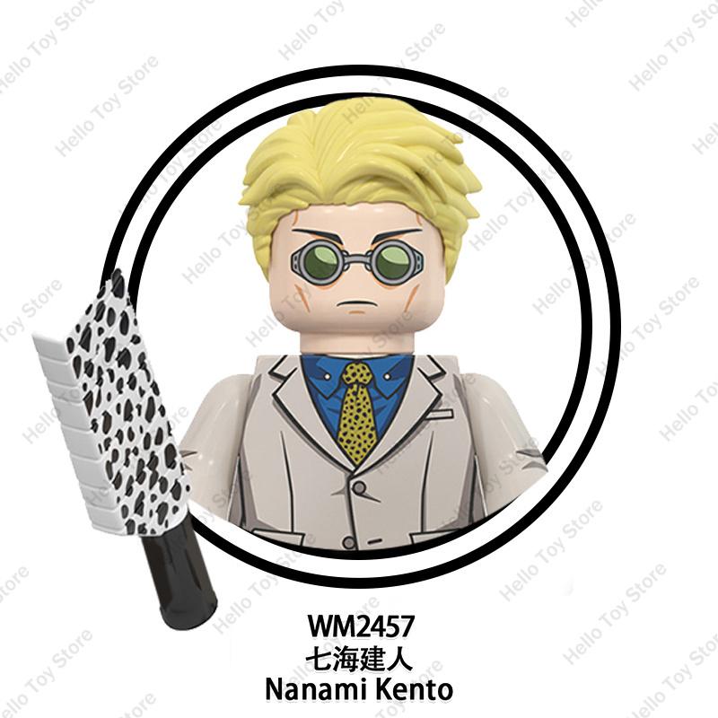 Jujutsu Kaisen Hot Anime Mini Acion Figures Satoru Gojo Model Classic Cartoon Building Blocks Itadori Yuji Dolls Bricks Toy Gift