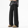 Droopy Trousers for Men's New Spring and Summer Loose Straight-leg Casual Trousers for Boys High Waist Wide-leg Pants