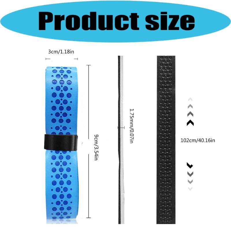 PU Baseball Bat Grip Tape Nonslip Overgrip Baseball Absorbs Sweat Tennis Grip Tape For Enhances Traction And Comfort